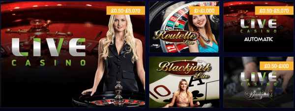 foxy live casino tables