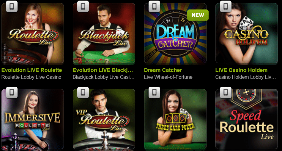 comeon live casino