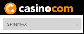 how to use the casino.com promo code