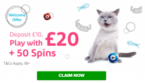Kitty Bingo Promo Code Feb 2021: Use WABCODE for 100% Bonus